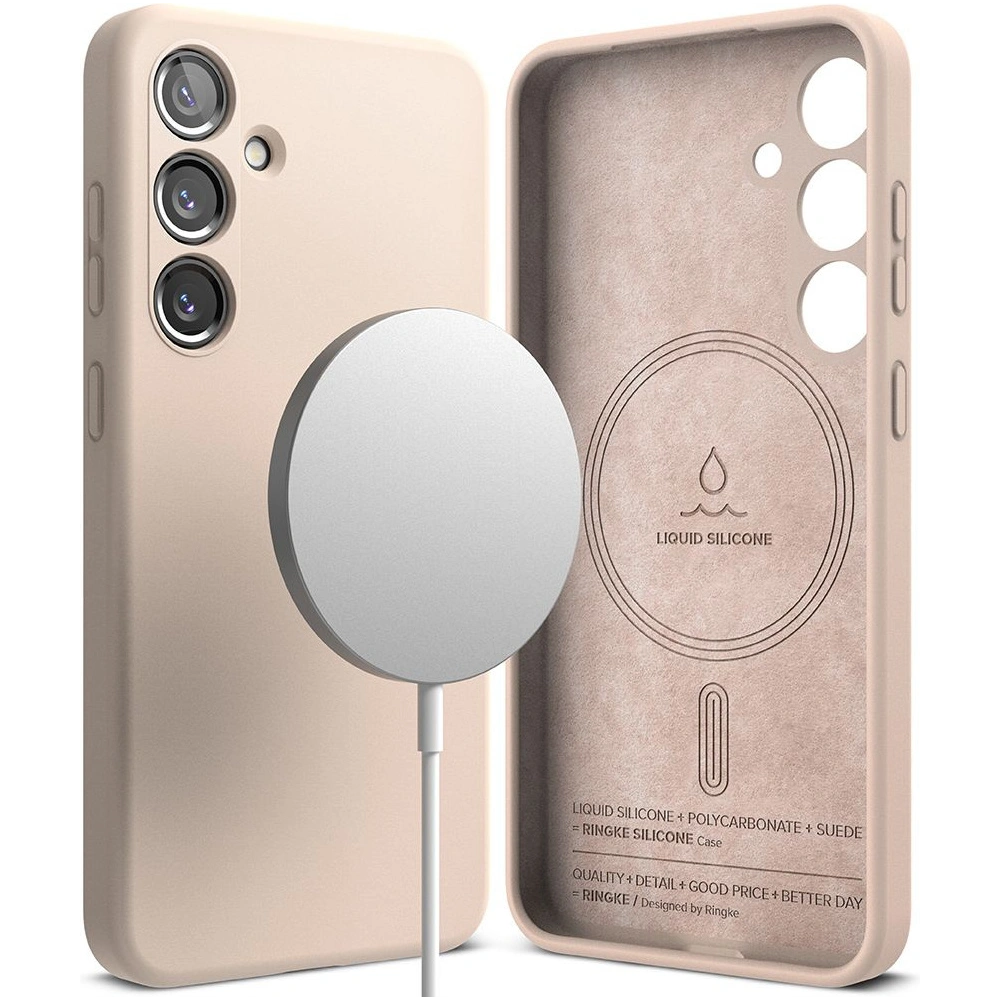 Hurtownia GSM - Case Ringke Silikon Magnetic MagSafe Samsung Galaxy S24 Rosa Sand - RGK1942 - {ean13} - Hurt