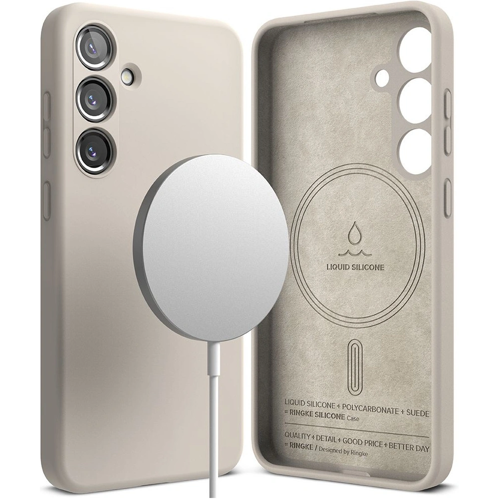 Hurtownia GSM - Etui Ringke Szilikon Magnetic MagSafe Samsung Galaxy S24 Stone - RGK1943 - {ean13} - Hurt
