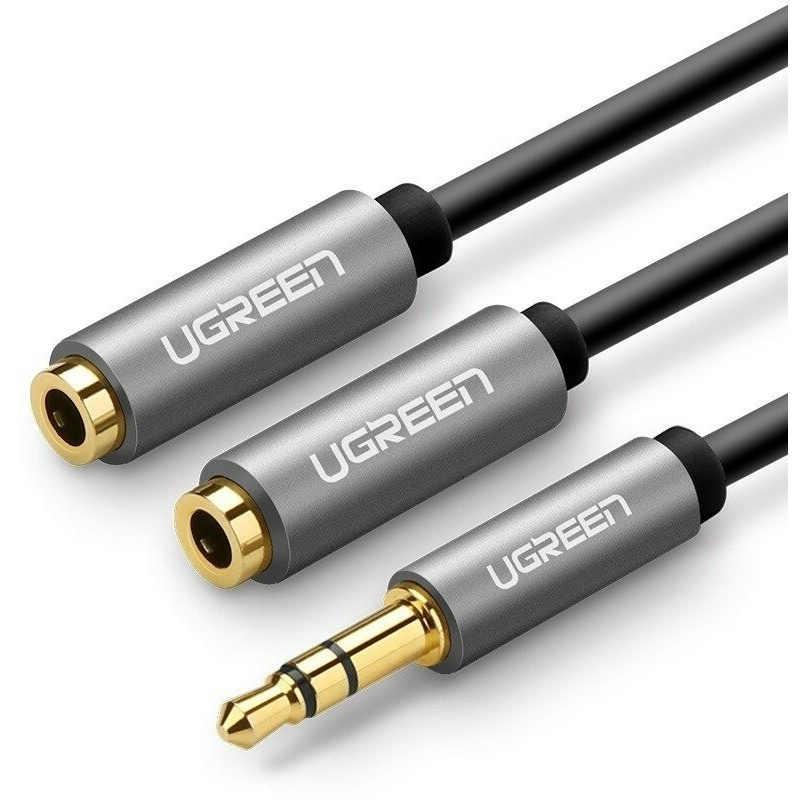 Hurtownia Ugreen - 6957303815326 - UGR162 - Rozdzielacz audio AUX UGREEN kabel jack 3,5 mm, 20cm - B2B homescreen