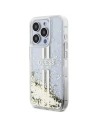 Hurtownia GSM - Etui Guess GUHCP15LLFCSEGT Apple iPhone 15 Pro kemény tok Liquid Glitter Gold Stripes átlátszó - GUE3182 - {ean13} - Hurt