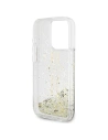 Hurtownia GSM - Etui Guess GUHCP15LLFCSEGT Apple iPhone 15 Pro kemény tok Liquid Glitter Gold Stripes átlátszó - GUE3182 - {ean13} - Hurt