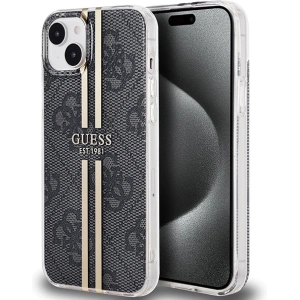 Hurtownia GSM - Etui Guess GUHCP15MH4PSEGK Apple iPhone 15 Plus / 14 Plus hardcase IML 4G Gold Stripe negru/black - GUE3185 - {ean13} - Hurt