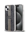 Etui Guess GUHCP15MH4PSEGK Apple iPhone 15 Plus / 14 Plus hardcase IML 4G Gold Stripe černý/black