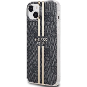 Hurtownia GSM - Etui Guess GUHCP15MH4PSEGK Apple iPhone 15 Plus / 14 Plus hardcase IML 4G Gold Stripe negru/black - GUE3185 - {ean13} - Hurt