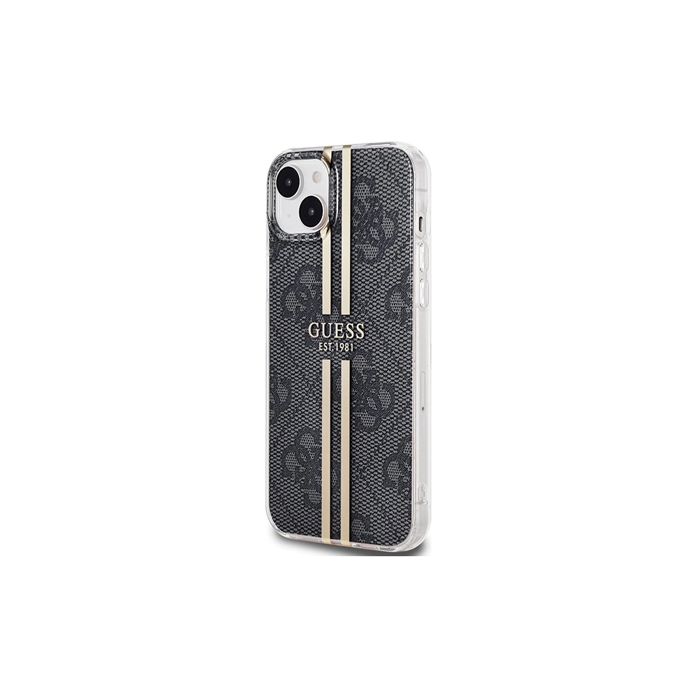 Hurtownia GSM - Etui Guess GUHCP15MH4PSEGK Apple iPhone 15 Plus / 14 Plus hardcase IML 4G Gold Stripe černý/black - GUE3185 - {ean13} - Hurt