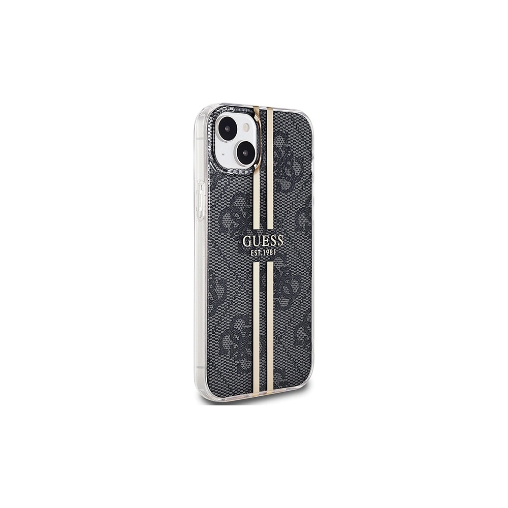 Hurtownia GSM - Etui Guess GUHCP15MH4PSEGK Apple iPhone 15 Plus / 14 Plus hardcase IML 4G Gold Stripe negru/black - GUE3185 - {ean13} - Hurt
