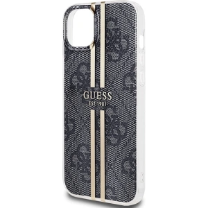 Wholesale Guess GUHCP15MH4PSEGK Apple iPhone 15 Plus / 14 Plus hardcase IML 4G Gold Stripe black - GUE3185 - {ean13} - Hurt