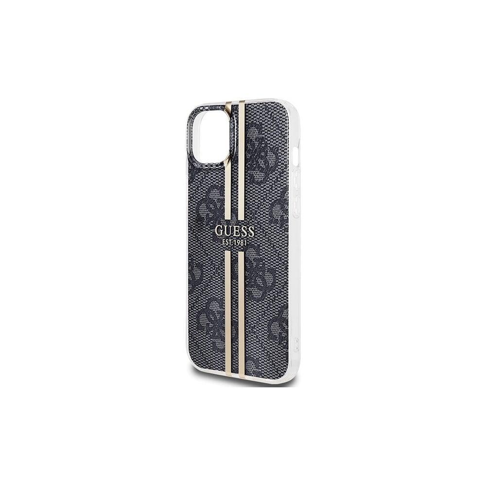 Hurtownia GSM - Etui Guess GUHCP15MH4PSEGK Apple iPhone 15 Plus / 14 Plus hardcase IML 4G Gold Stripe negru/black - GUE3185 - {ean13} - Hurt