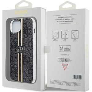 Hurtownia GSM - Etui Guess GUHCP15MH4PSEGK Apple iPhone 15 Plus / 14 Plus hardcase IML 4G Gold Stripe černý/black - GUE3185 - {ean13} - Hurt
