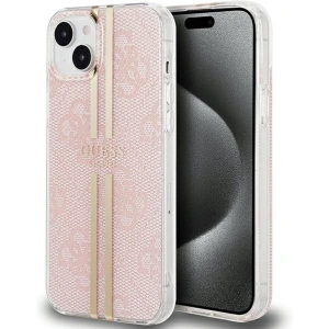 Hurtownia GSM - Etui Guess GUHCP15MH4PSEGP Apple iPhone 15 Plus / 14 Plus hardcase IML 4G Gold Stripe roz/roz - GUE3186 - {ean13} - Hurt