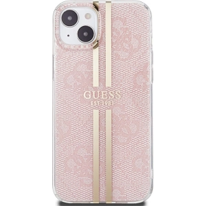 Hurtownia GSM - Etui Guess GUHCP15MH4PSEGP Apple iPhone 15 Plus / 14 Plus hardcase IML 4G Gold Stripe růžový/pink - GUE3186 - {ean13} - Hurt