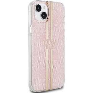 Hurtownia GSM - Etui Guess GUHCP15MH4PSEGP Apple iPhone 15 Plus / 14 Plus hardcase IML 4G Gold Stripe růžový/pink - GUE3186 - {ean13} - Hurt