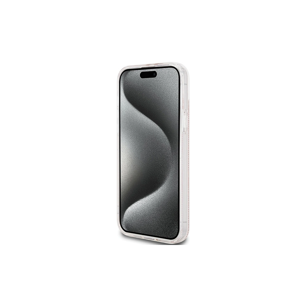 Hurtownia GSM - Case Guess GUHCP15MH4PSEGP Apple iPhone 15 Plus / 14 Plus Hartschale IML 4G Goldstreifen rosa/pink - GUE3186 - {ean13} - Hurt