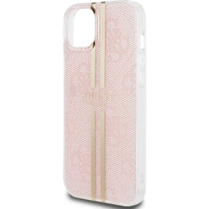 Hurtownia GSM - Etui Guess GUHCP15MH4PSEGP Apple iPhone 15 Plus / 14 Plus hardcase IML 4G Gold Stripe růžový/pink - GUE3186 - {ean13} - Hurt