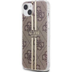 Hurtownia GSM - Etui Guess GUHCP15MH4PSEGW Apple iPhone 15 Plus / 14 Plus hardcase IML 4G Gold Stripe maro/brown - GUE3187 - {ean13} - Hurt