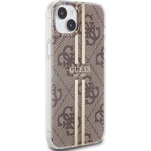Hurtownia GSM - Etui Guess GUHCP15MH4PSEGW Apple iPhone 15 Plus / 14 Plus hardcase IML 4G Gold Stripe hnědý/brown - GUE3187 - {ean13} - Hurt