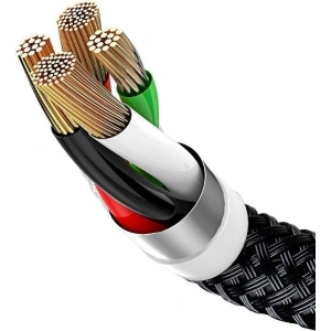 Hurtownia GSM - Kabel USB Baseus 3w1 USB-C / Lightning / Micro 3A 1,2m (czarny) - BSU622BLK - {ean13} - Hurt