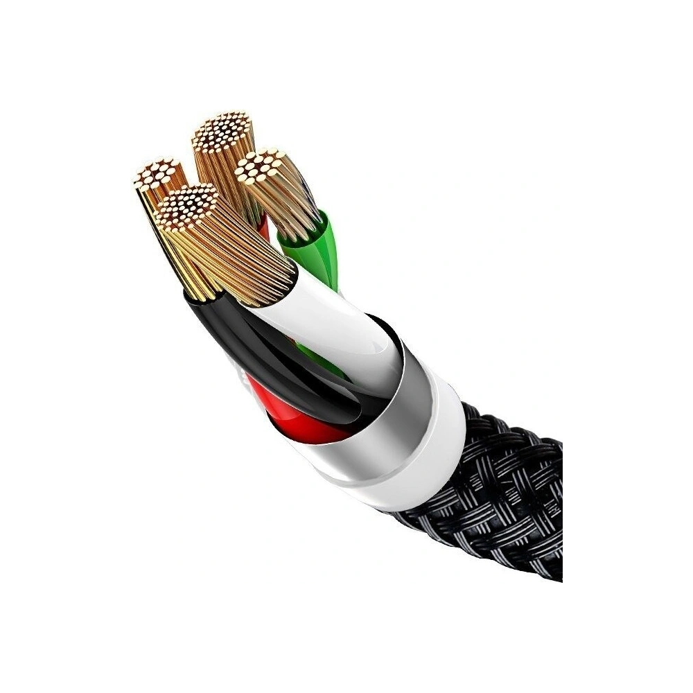 Hurtownia GSM - Kabel USB Baseus 3w1 USB-C / Lightning / Micro 3A 1,2m (czarny) - BSU622BLK - {ean13} - Hurt