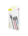 Hurtownia GSM - Kabel USB Baseus 3w1 USB-C / Lightning / Micro 3A 1,2m (czarny) - BSU622BLK - {ean13} - Hurt