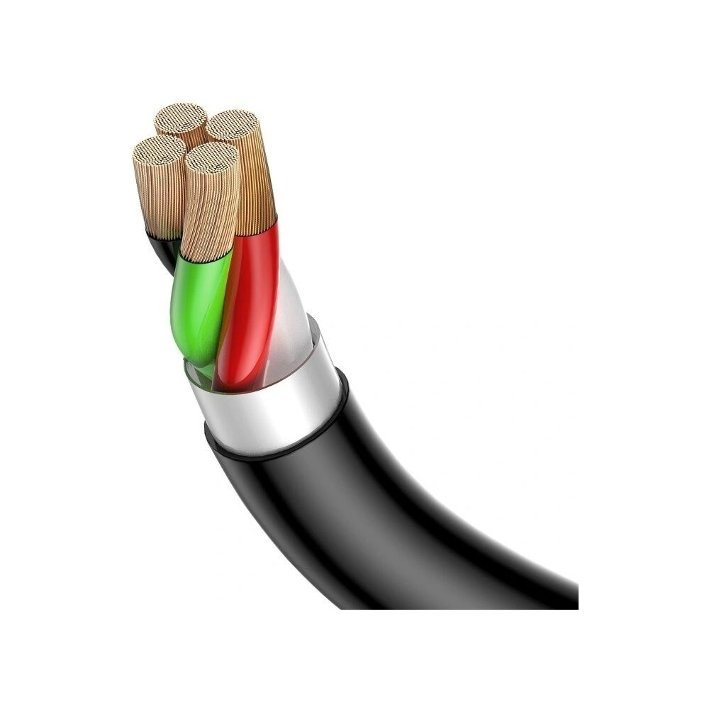 Hurtownia GSM - Cablul cu arc Lightning Baseus Double Spring 1,2m 2A (negru) - BSU623BLK - {ean13} - Hurt