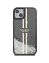 Hurtownia GSM - Etui Guess GUHCP15SLFCSEGK Apple iPhone 15 / 14 / 13 hardcase Liquid Glitter Gold Stripes negru/black - GUE3194 - {ean13} - Hurt