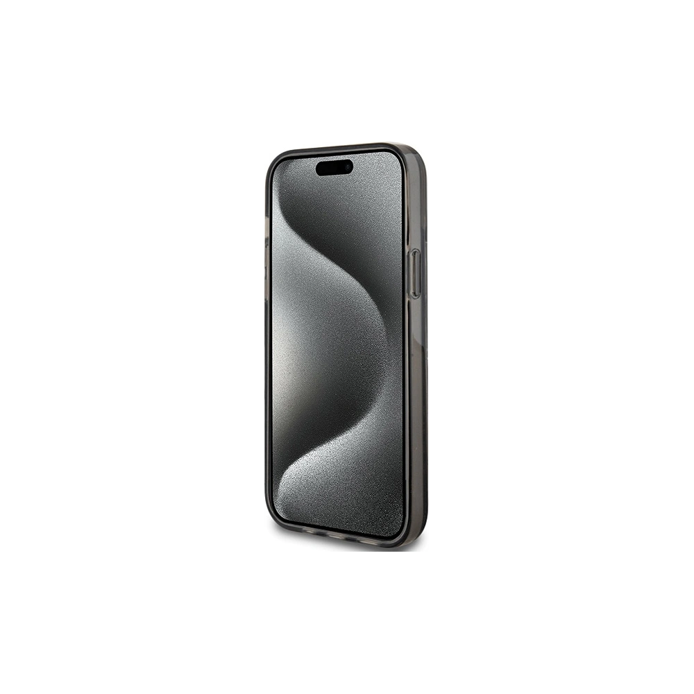 Hurtownia GSM - Case Guess GUHCP15SLFCSEGK Apple iPhone 15 / 14 / 13 Hardcase Liquid Glitter Gold Stripes schwarz/black - GUE3194 - {ean13} - Hurt