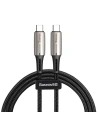 Wholesale USB-C PD Baseus Water Drop Cable Power Delivery 2.0 60W 1m Black - BSU624BLK - {ean13} - Hurt