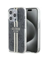 Etui Guess GUHCP15XH4PSEGK Apple iPhone 15 Pro Max hardcase IML 4G Gold Stripe czarny/black