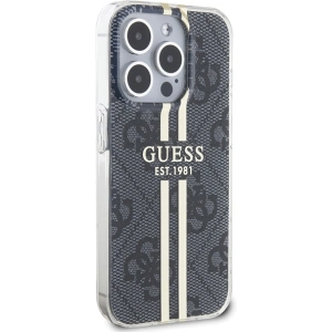 Hurtownia GSM - Etui Guess GUHCP15XH4PSEGK Apple iPhone 15 Pro Max hardcase IML 4G Gold Stripe černý/black - GUE3197 - {ean13} - Hurt
