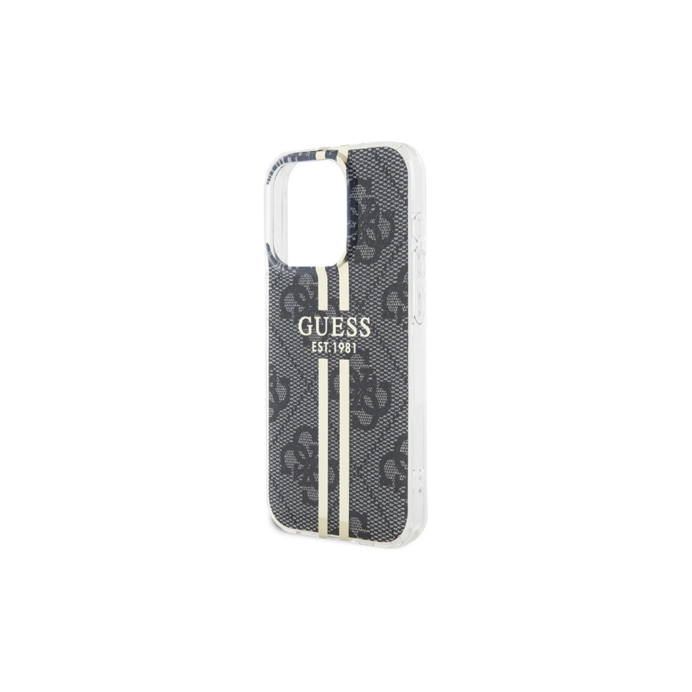 Hurtownia GSM - Etui Guess GUHCP15XH4PSEGK Apple iPhone 15 Pro Max hardcase IML 4G Gold Stripe czarny/black - GUE3197 - {ean13} - Hurt