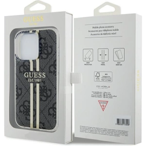 Hurtownia GSM - Case Guess GUHCP15XH4PSEGK Apple iPhone 15 Pro Max Hardcase IML 4G Gold Stripe schwarz/black - GUE3197 - {ean13} - Hurt