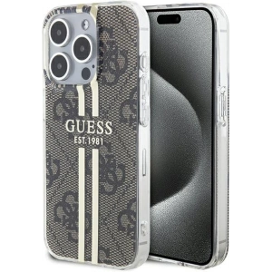Hurtownia GSM - Etui Guess GUHCP15XH4PSEGW Apple iPhone 15 Pro Max hardcase IML 4G Gold Stripe hnědý/brown - GUE3198 - {ean13} - Hurt