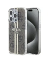 Hurtownia GSM - Etui Guess GUHCP15XH4PSEGW Apple iPhone 15 Pro Max hardcase IML 4G Gold Stripe brązowy/brown - GUE3198 - {ean13} - Hurt