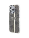 Wholesale Guess GUHCP15XH4PSEGW Apple iPhone 15 Pro Max hardcase IML 4G Gold Stripe brown - GUE3198 - {ean13} - Hurt