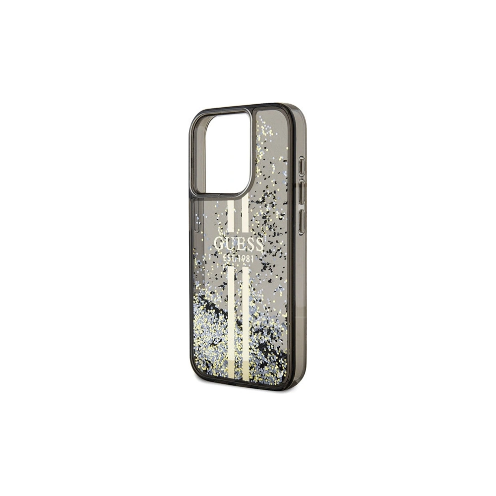 Hurtownia GSM - Case Guess GUHCP15XLFCSEGK Apple iPhone 15 Pro Max Hardcase Liquid Glitter Gold Stripes schwarz/black - GUE3199 - {ean13} - Hurt