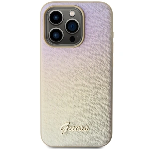 Hurtownia GSM - Case Guess GUHCP15XPSAIRSD Apple iPhone 15 Pro Max Hartschale Saffiano Iridescent Script gold - GUE3202 - {ean13} - Hurt