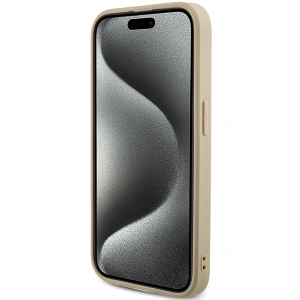 Hurtownia GSM - Case Guess GUHCP15XPSAIRSD Apple iPhone 15 Pro Max Hartschale Saffiano Iridescent Script gold - GUE3202 - {ean13} - Hurt