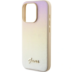 Hurtownia GSM - Case Guess GUHCP15XPSAIRSD Apple iPhone 15 Pro Max Hartschale Saffiano Iridescent Script gold - GUE3202 - {ean13} - Hurt