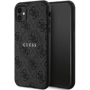 Hurtownia GSM - Etui Guess GUHMN61G4GFRK Apple iPhone 11 / XR hardcase 4G Collection Leather Metal Logo MagSafe negru/black - GUE3205 - {ean13} - Hurt
