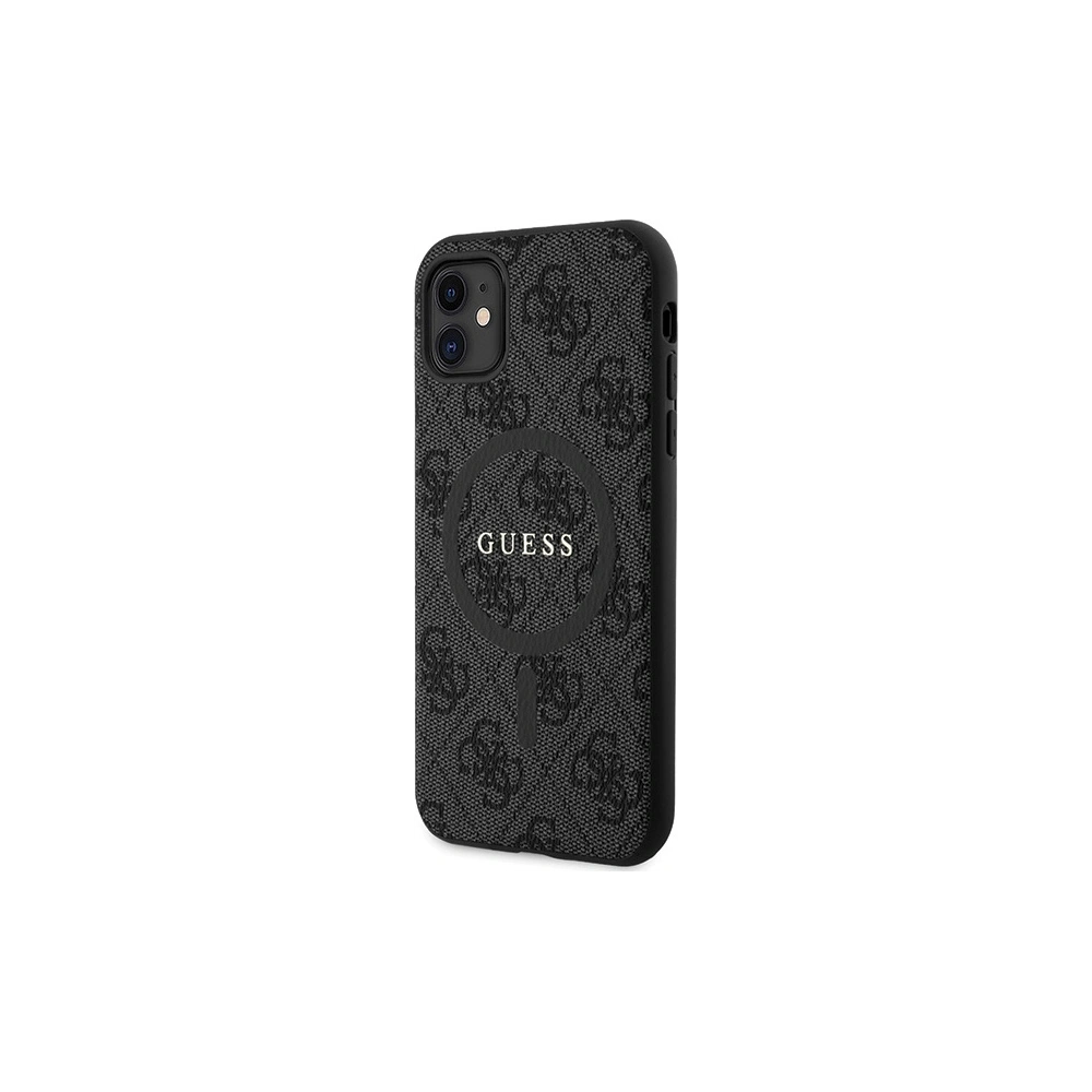 Hurtownia GSM - Etui Guess GUHMN61G4GFRK Apple iPhone 11 / XR hardcase 4G Collection Leather Metal Logo MagSafe černý/black - GUE3205 - {ean13} - Hurt