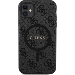 Hurtownia GSM - Etui Guess GUHMN61G4GFRK Apple iPhone 11 / XR hardcase 4G Collection Leather Metal Logo MagSafe negru/black - GUE3205 - {ean13} - Hurt