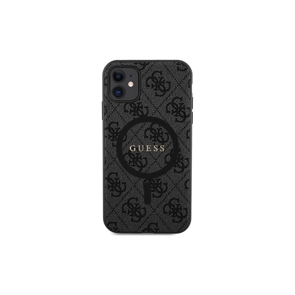 Hurtownia GSM - Etui Guess GUHMN61G4GFRK Apple iPhone 11 / XR hardcase 4G Collection Leather Metal Logo MagSafe černý/black - GUE3205 - {ean13} - Hurt