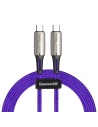 USB-C PD Baseus Water Drop Cable Power Delivery 2.0 60W 1m Purple