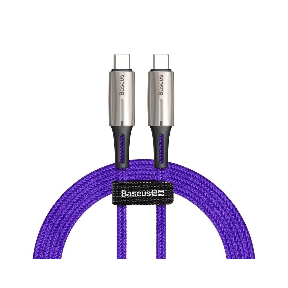 Hurtownia GSM - Cablul USB-C PD Baseus Water Drop Power Delivery 2.0 60W 1m (mov) - BSU625PRP - {ean13} - Hurt