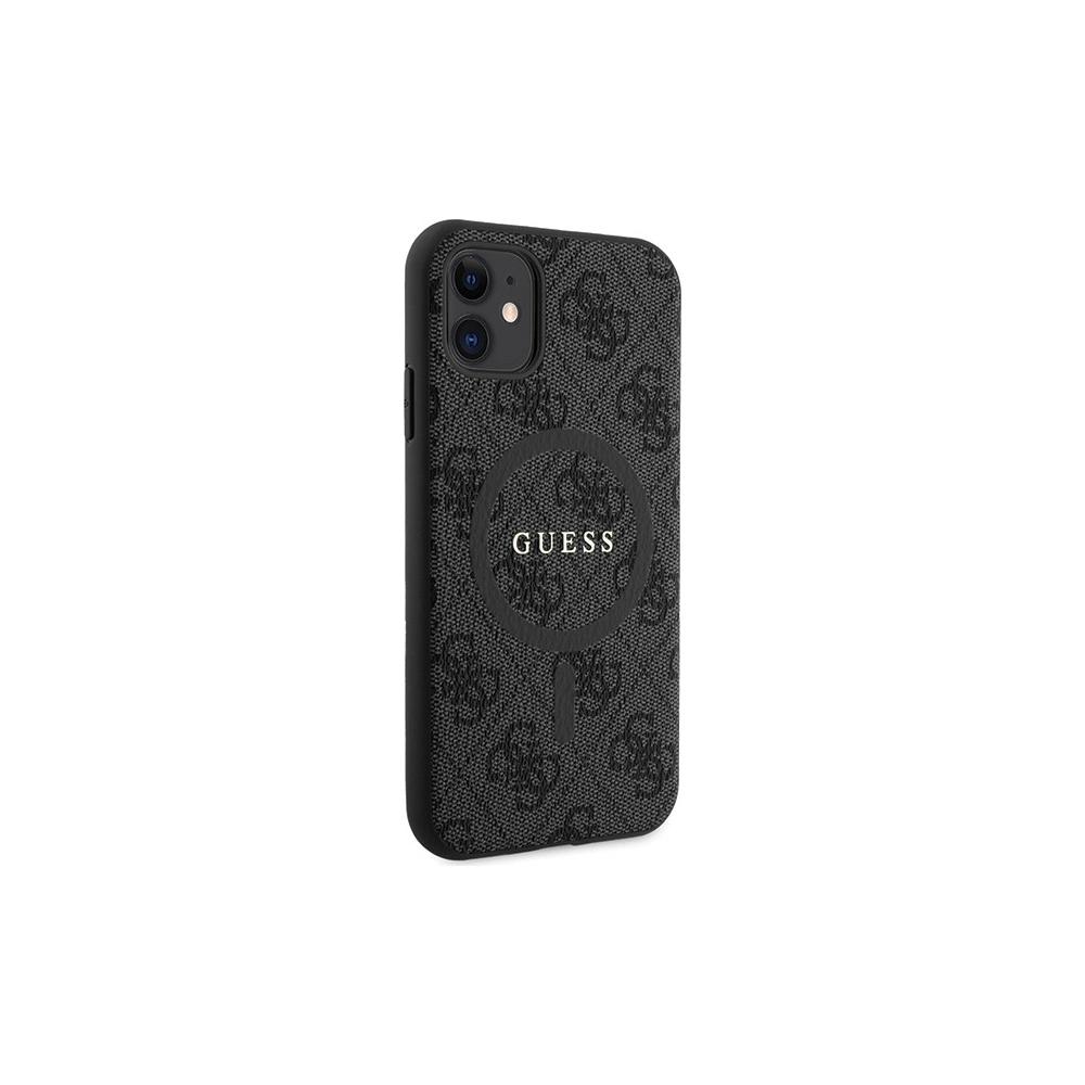 Hurtownia GSM - Etui Guess GUHMN61G4GFRK Apple iPhone 11 / XR hardcase 4G Collection Leather Metal Logo MagSafe černý/black - GUE3205 - {ean13} - Hurt