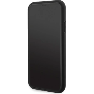 Case Guess GUHMN61G4GFRK Apple iPhone 11 / XR Hardcase 4G Collection Leder Metall-Logo MagSafe schwarz/black