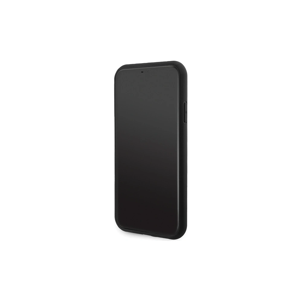 Hurtownia GSM - Etui Guess GUHMN61G4GFRK Apple iPhone 11 / XR kemény tok 4G Collection Bőr Fém Logó MagSafe fekete/black - GUE3205 - {ean13} - Hurt