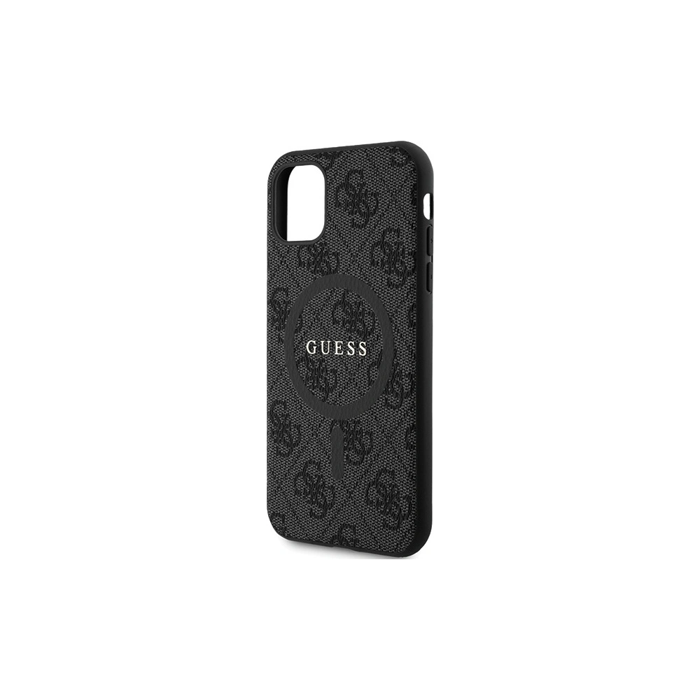 Hurtownia GSM - Etui Guess GUHMN61G4GFRK Apple iPhone 11 / XR hardcase 4G Collection Leather Metal Logo MagSafe černý/black - GUE3205 - {ean13} - Hurt