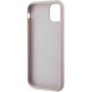 Wholesale Guess GUHMN61G4GFRP Apple iPhone 11 / XR hardcase 4G Collection Leather Metal Logo MagSafe pink - GUE3206 - {ean13} - Hurt
