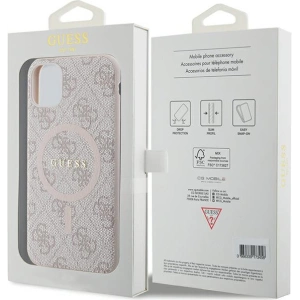 Hurtownia GSM - Etui Guess GUHMN61G4GFRP Apple iPhone 11 / XR hardcase 4G Collection Leather Metal Logo MagSafe roz/pink - GUE3206 - {ean13} - Hurt